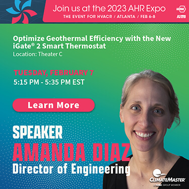 Amanda Diaz: Optimize Geothermal Efficiency with the New iGate 2 Smart Thermostat
