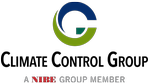 Climate Control Group Logo with A NIBE Group Member
